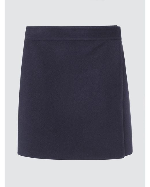 Semicouture Blue Skirt