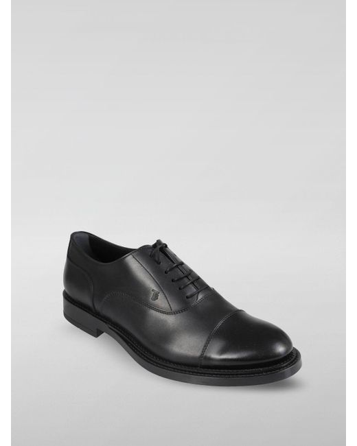 Tod's Black Brogue Shoes for men