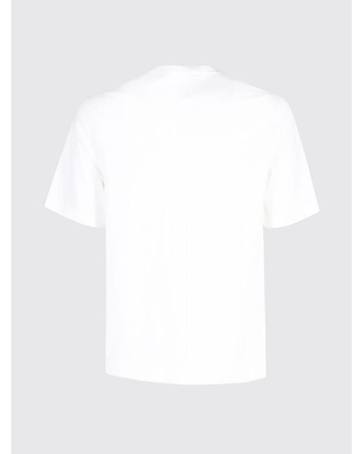 Circolo 1901 White Short-Sleeved Stretch Cotton Jersey Crewneck T-Shirt for men