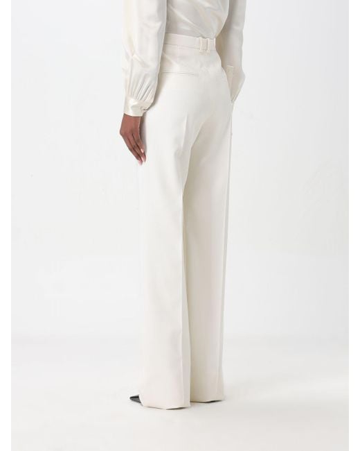 Saint Laurent White Trousers