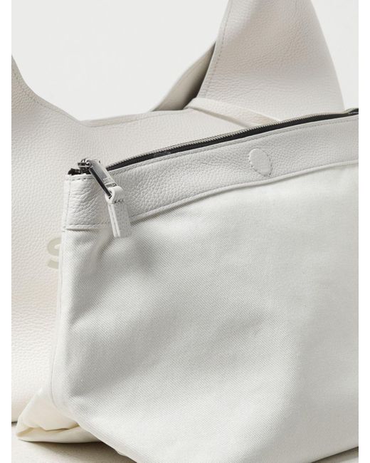 Borsa The Sack in pelle a grana di Marc Jacobs in White