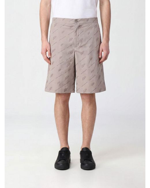 Off-White c/o Virgil Abloh Natural High-Waisted Cotton Chino Shorts With Embroidered Logo for men