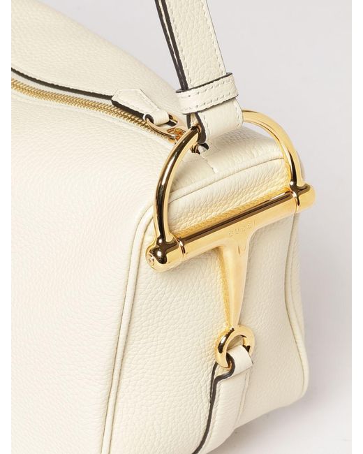 Gucci Natural Half Horsebit Medium Shoulder Bag