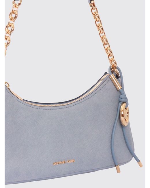 Michael Kors White Nolita Nubuck Bag