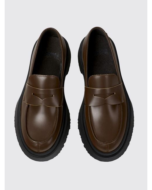 Camper White Walden Leather Loafer