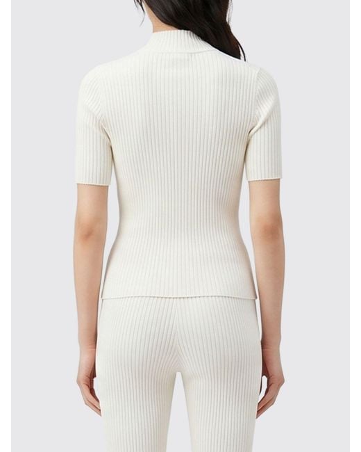 Courreges White Courr&Egrave	Ges Turtleneck Sweater