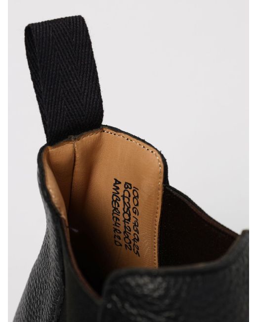 Church's Black Grained Leather Ankle Boots for men