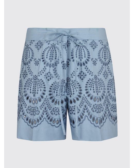 P.A.R.O.S.H. Blue Shorts P.A.R.O..H