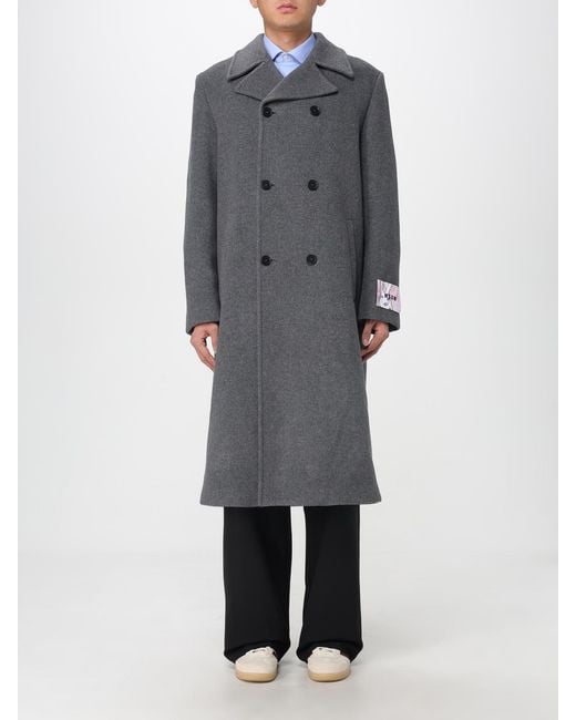 MSGM Gray Coat for men