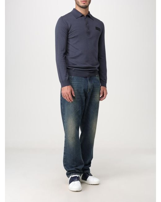 Valentino Blue Polo Shirt for men