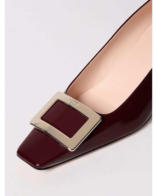 Décolleté Belle Vivier di Roger Vivier in Red