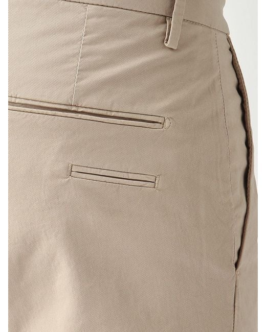Briglia 1949 Natural Stretch Cotton Chino Trousers for men