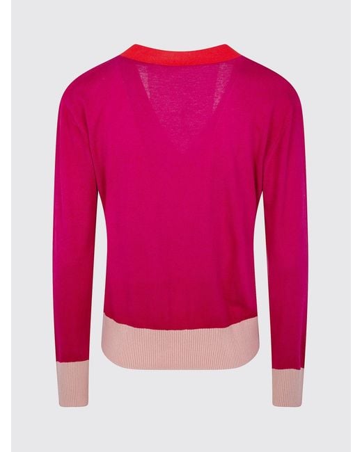 In bed with You Red Cotton Blend Cardigan
