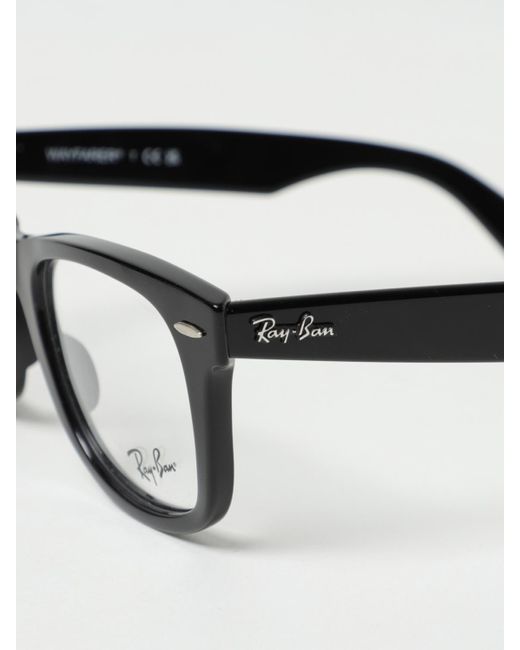 Occhiali Da Vista Wayfarer di Ray-Ban in Black da Uomo