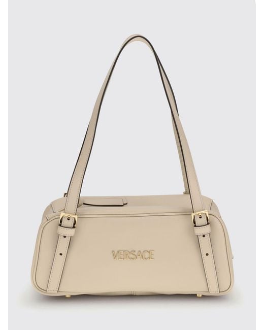 Versace Natural Tag Leather Bag
