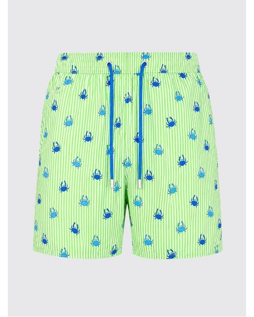 Mc2 Saint Barth Green Printed Swimsuit for men