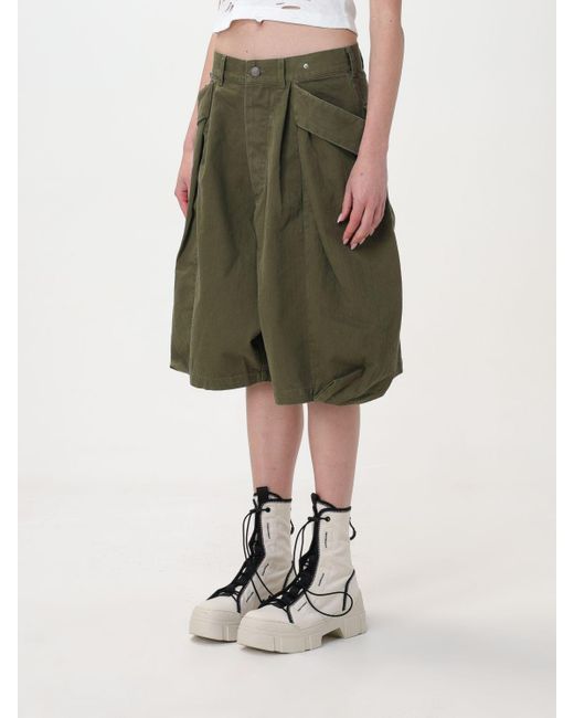 Pantalòn cortos R13 de color Green