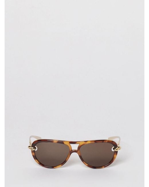 Bottega Veneta Multicolor Knot Aviator Sunglasses