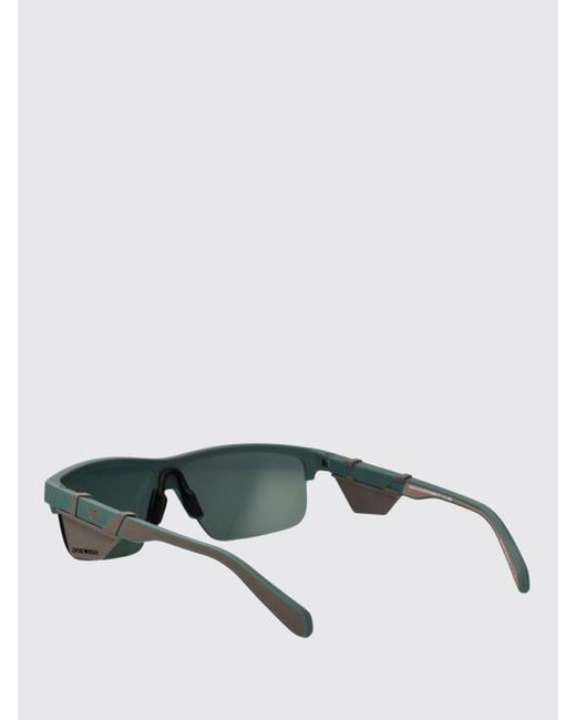 Emporio Armani Green Acetate Sunglasses for men