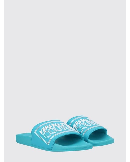 Versace Jeans Couture Blue Logo Sliders for men