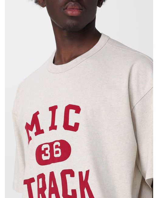 Champion Red Relaxed Fit Cotton T-Shirt With Front Logo And Slogan Print for men