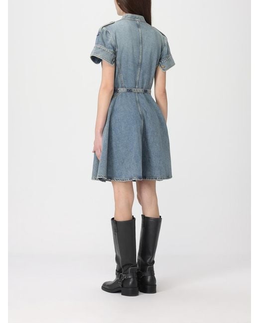 McQueen Blue Shirtdress