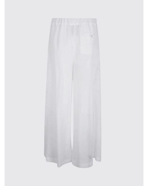 Semicouture White Pants