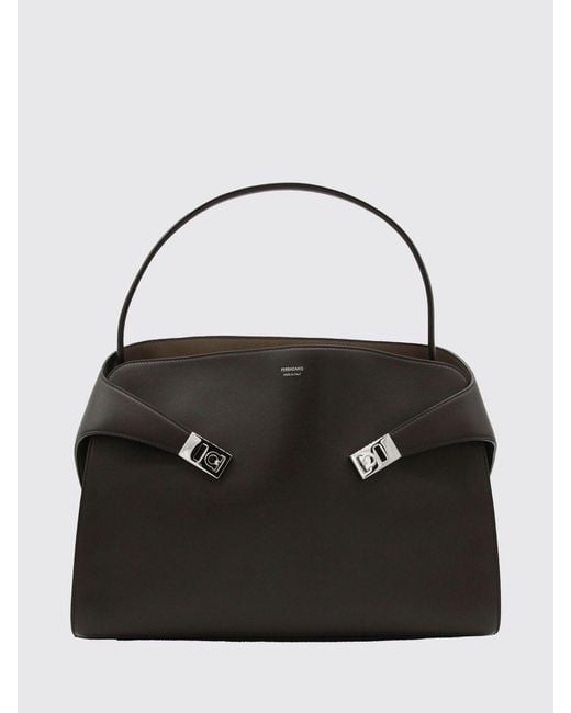 Ferragamo Black Shoulder Bag