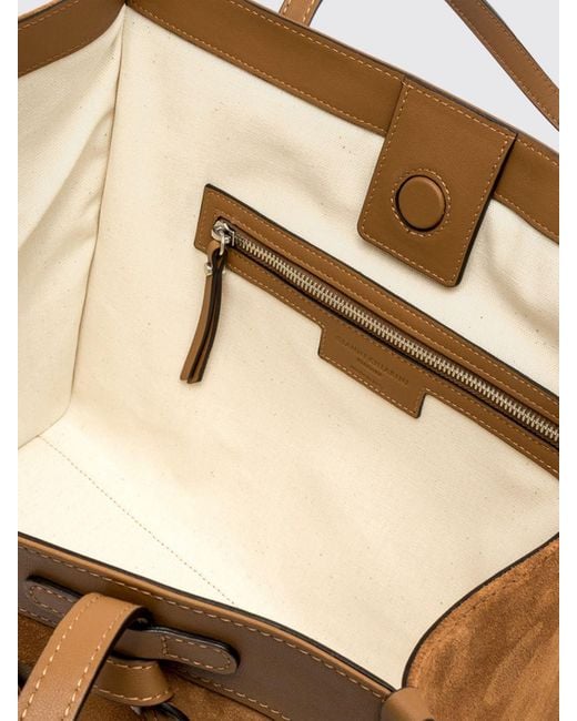 Gianni Chiarini Brown Marcella Woven Suede Bag