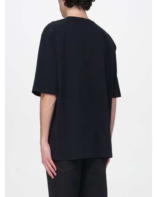 DSquared² Black Cotton T-Shirt With Logo for men