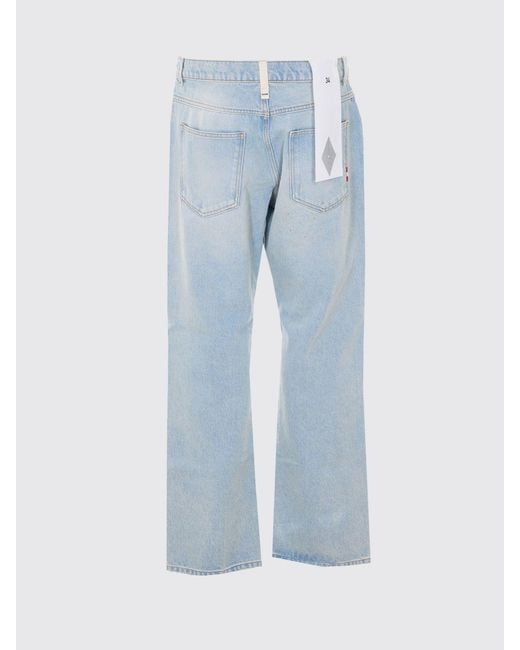 AMISH Blue James Straight Cotton Denim Jeans for men