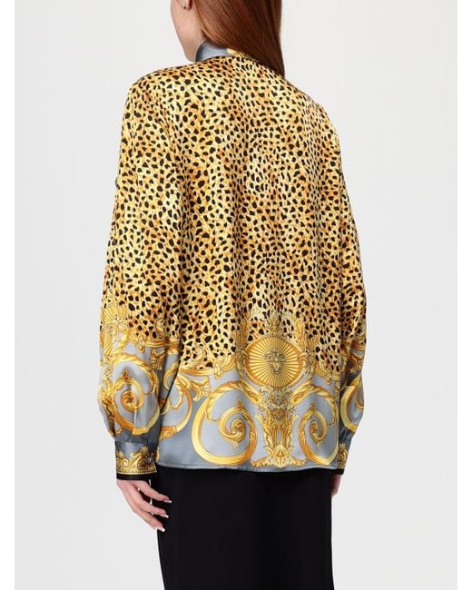 Camisa Mujer Versace de color Gray