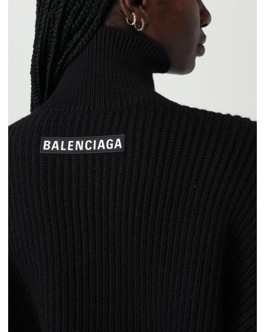 Maglia a coste oversize di Balenciaga in Black
