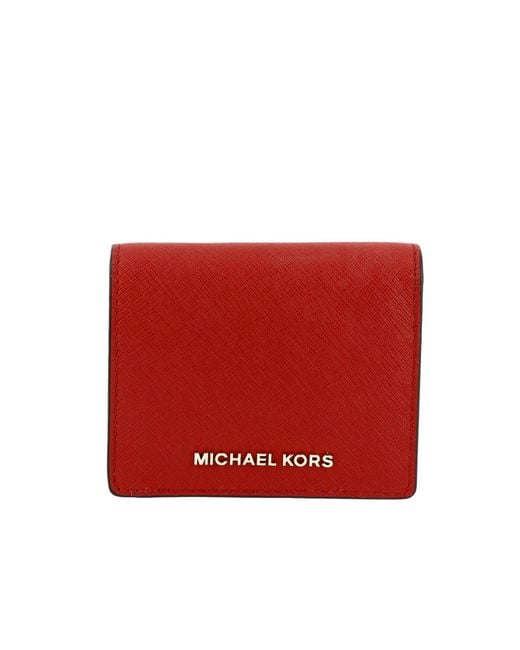 Michael Kors Red wallet  Red wallet, Wallet, Michael kors bag