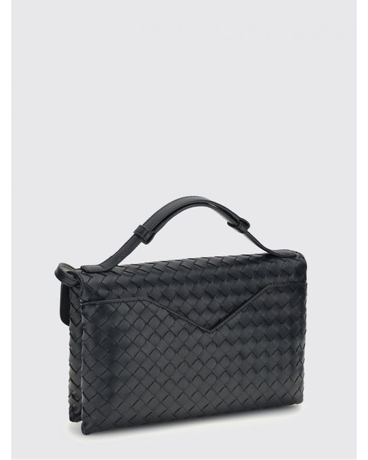 Bottega Veneta Blue Knot Lock Woven Leather Bag