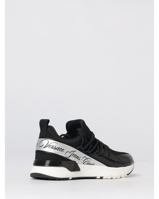 Versace Jeans Couture White Mesh Sneakers