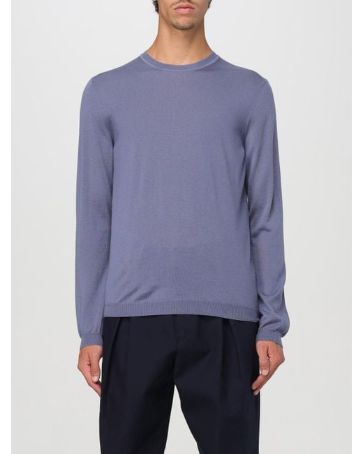 Giorgio Armani Blue Sweater for men