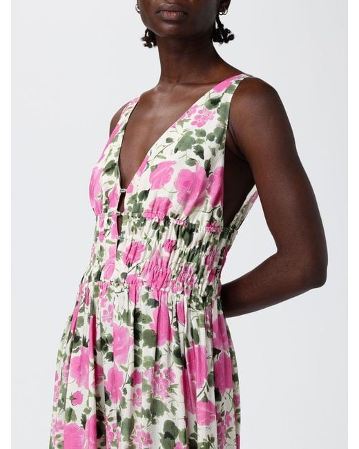 Liu Jo White Jersey Long Dress