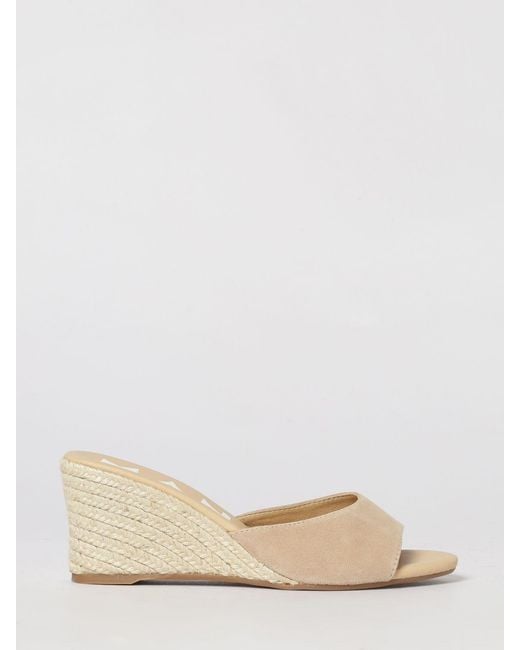 Manebí Natural Suede Wedge Sandals