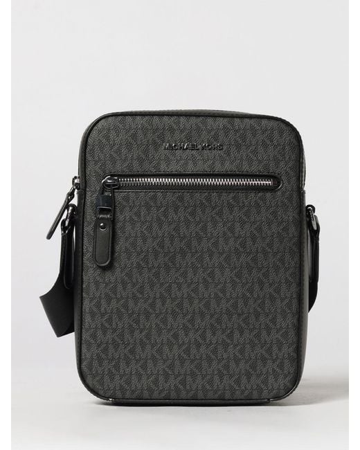 Michael Kors Black Varick Coated Cotton Bag With All Over Mk Monogram for men