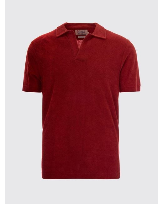 Polo De Algodón Mc2 Saint Barth de hombre de color Red
