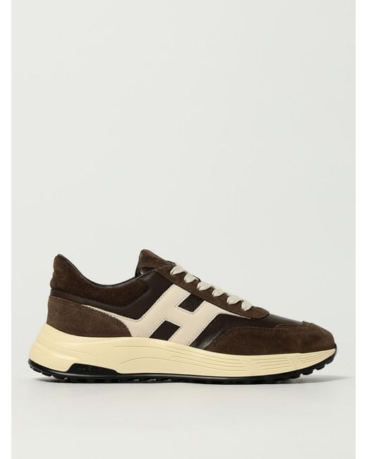 Hogan Black Hyperlight Leather Sneakers for men