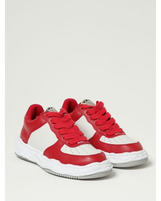 Sneakers Wayne Og di Maison Mihara Yasuhiro in Red da Uomo
