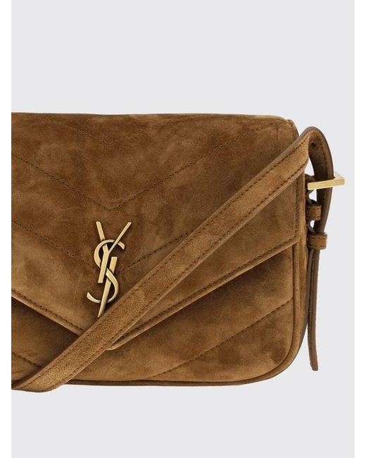 Saint Laurent Brown Shoulder Bag