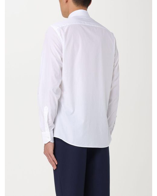Camicia in cotone di Fendi in White da Uomo