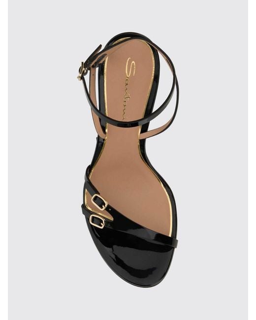 Santoni White High Heel Shoes