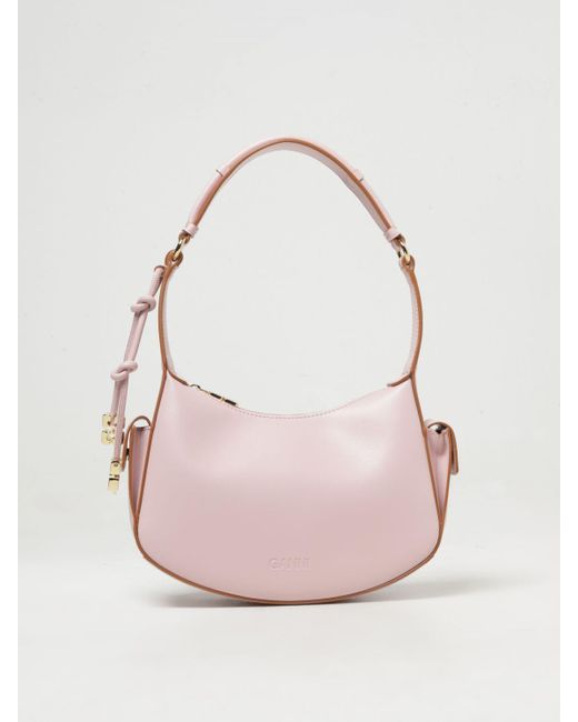 Ganni Pink Crossbody Bags