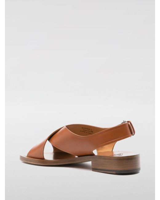 Church's Brown Flat Sandals