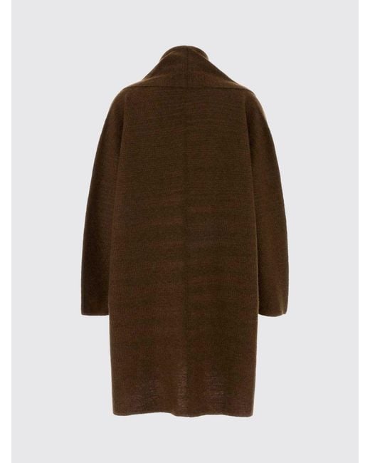 The Row Brown Cashmere And Silk Cardigan