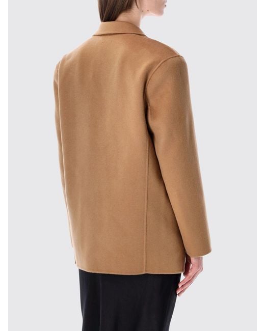 Anine Bing Natural Quinn Single-Breasted Blazer